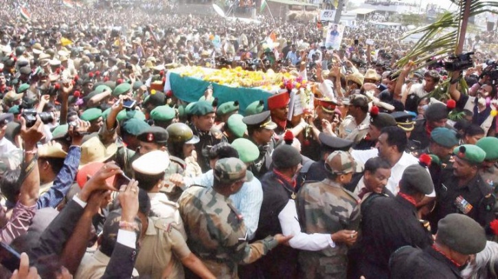 India Bids Teary Eyed Farewell To Nine Siachen Bravehearts 